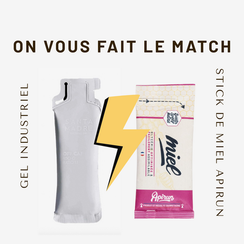 Un stick de miel est-il aussi efficace qu'un gel énergétique ?