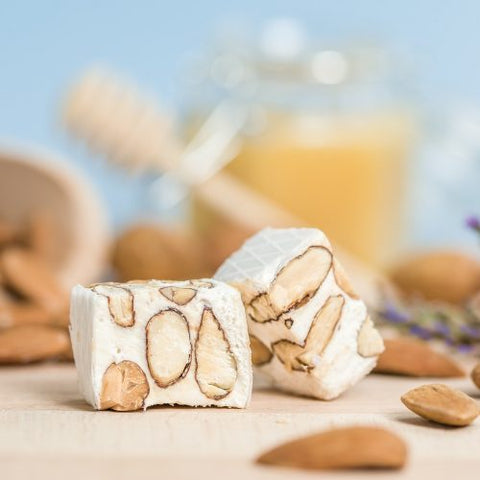 nougat tendre au miel et amandes italiennes