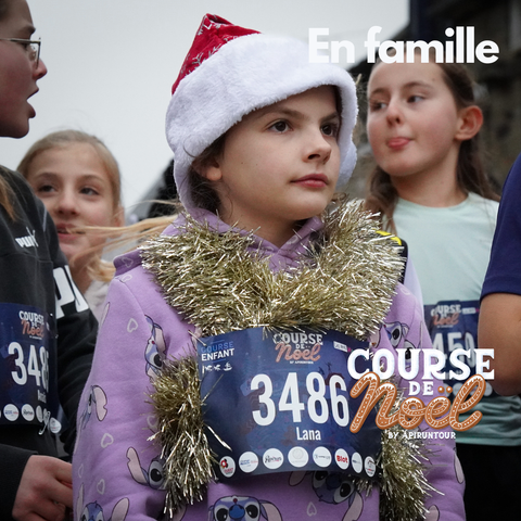 La course de Noël, une course familiale