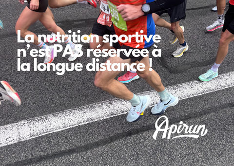 La nutrition sportive, aussi pour les courtes distances