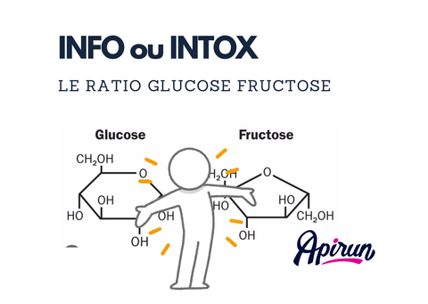 Ratio glucose fructose à l'effort