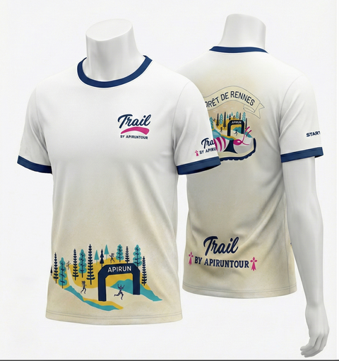 T-shirt technique Trail Apiruntour