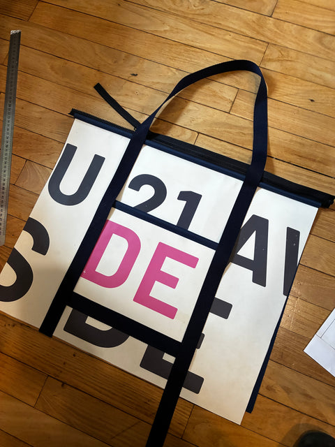 Sac de sport upcyclé