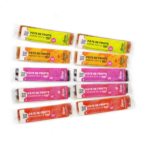 10 Pâtes de fruits 5 parfums